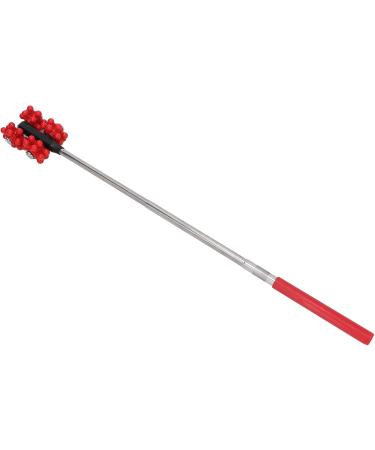 Telescopic Massage Stick - Pain Relief Roller for Sore Muscles | Back Massager for Men & Women (Red) - International Shipping Available - Buy Online on GoSupps.com