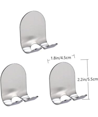 Zerodeko 9 StK Shaver Holder Hooks - Stainless Steel Razor & Towel Storage Solutions for Shower | Utility Hooks for Home & Travel - Buy Online on GoSupps.com