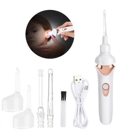 Rechargeable Electric Ear Suction Set for Kids | Luminous Ear Pick for Safe Ear Wax Removal | Visual Light for Children's Ear Cleaning - Buy Online on GoSupps.com