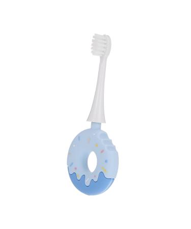 Gatuida Toothbrush Brush Head Child Manual Silica Gel 1 piece (1 pack) Blue