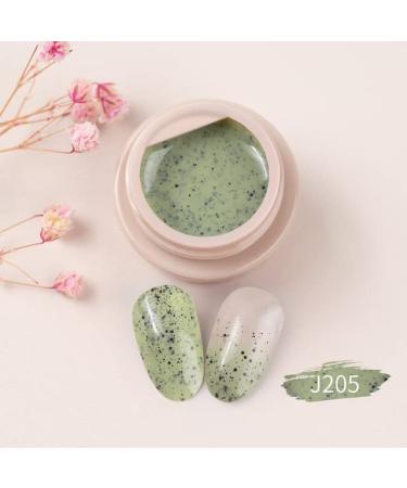 5ml Diamond Glitter Painting Gel Semi Permanent Soak Off UV Led Nail Gel Lacquer Shiny Sequins Decorations Gel Nail Varnish - (Color: J205)