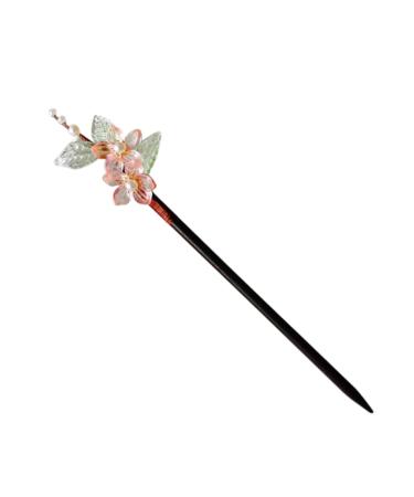 Ipetboom 1pc Hanfu Hairpin Hair Sticks for Buns Asian Hair Chopsticks Donut Hair Bun Traditional Stylish Sticks Hair Clip Chinese Headdress Decor Girl Wooden Hairpin Chinese Style Ebony