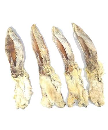 Kaureks Natural Rabbit Ears with Fur 2x500g approx. 75 pcs. Rabbit ears low fat chewing item chewing snack