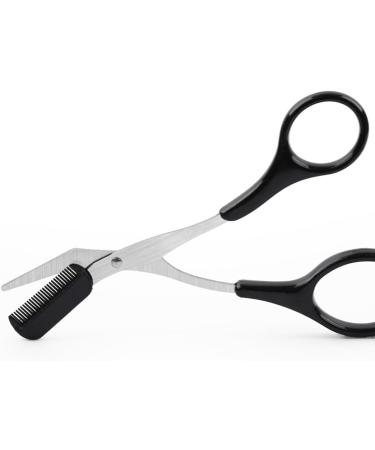 Curved Detachable Eyebrow Tool Scissors Portable Comb Eyebrow - Buy Online on GoSupps.com