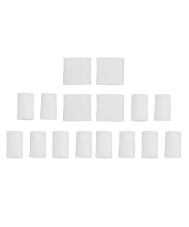 Toe Cushion Tube 8 Pairs - Silicone Toe Separator Sleeves for Overlapping Toes & Bunion Corrector - Buy Online on GoSupps.com