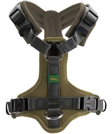 HUNTER Harness Maldon 60-91/M Olive/Grey - Premium International Dog Harness for Comfort & Style - Buy Online on GoSupps.com