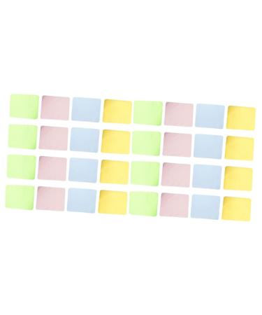 Healifty 40 Pcs Microfiber Cleaning Cloth Screen Cleaning Cloth Lens Cleaning Cloth Microfiber Cloth for Glasses Eyeglasses Cloth Glasses Cleaning Cloth Screen Cloth Buckskin Assorted Colorx2pcs 18x15x0.1cmx2pcs