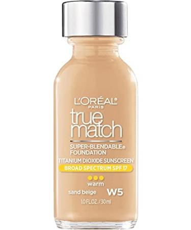 L'Oreal True Match Super-Blendable Makeup W5 Sand Beige 1 fl oz (30 ml)