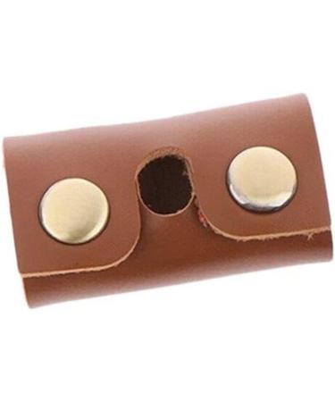 Shaver Head Protector Cover | Portable Leather Cutter Head Safety Cover for Travel - Brown - Buy Online on GoSupps.com