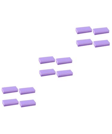 FOMIYES 12pi ces Pierre P dicure Double-face Naturelle Gommage Pour limination Peau Morte Accessoires De Soins 1 unit (Lot de 1) Violetx3pcs