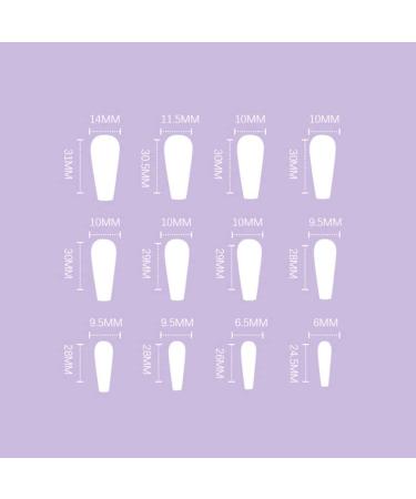 WOOXDYUK 24 Piezas U as Postizas Mate - Puntas de Presi n Arte Degradado Brillo Negro - Manicura Perfecta para Mujeres y Ni as - Buy Online on GoSupps.com