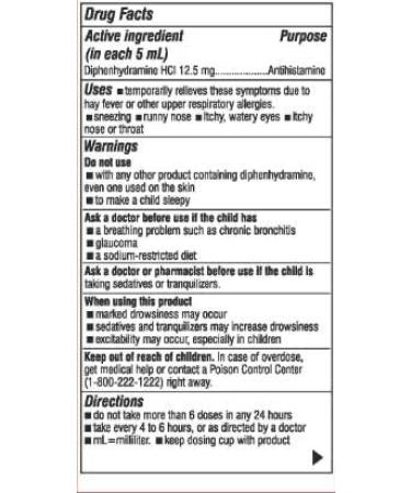 MAX Allergy Kids Antihistamine | Diphenhydramine HCl 12.5mg/5mL Liquid | Bubble Gum Flavor Dye-Free for Children Ages 6-11 16 fl oz - Buy Online on GoSupps.com