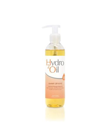 Hydro 2 Oil Sweet Almond Massage Oil 8.4 fl oz - Water Dispersible Formula with Sweet Almond Oil for Nourishing Relaxation