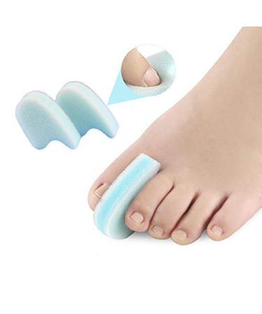 10 Pack Foam Toe Separators 3-Layer Toe Spacers for Align Crooked Overlapping Toe Relieve Corn Blister and Reduce Bunion Pain