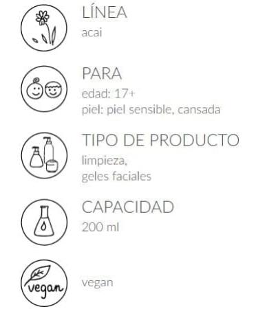  Ziaja Acai Micellar Facial Exfoliating Gel 200 ml - Buy Online on GoSupps.com