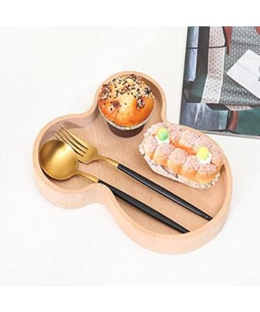 Fruit Bowl Wooden Serving Plates Tea Cup Saucer Trays Fruit Plate Storage Pallet Plate Decoration Plate Meal Kitchen Tools Fruit Dish (Color : M) - Buy Online on GoSupps.com
