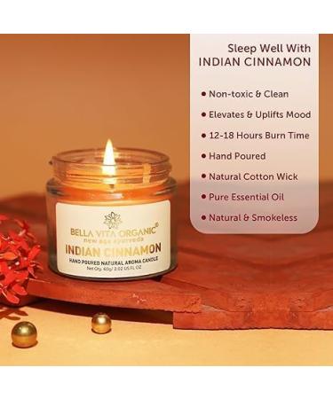 Organic Aroma Candles Set of 4 - Vanilla Cinnamon Lavender & Rose | 60g Each | Up to 15 Hours Burn Time | Premium Gifting & Home Decor - Buy Online on GoSupps.com