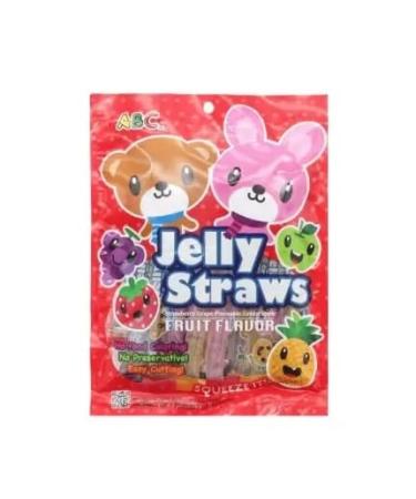 Candybox Fruit rubber sticks ABC Bear and Bunny - Jelly jelly strip - Tik Tok Challenge Long Jellys - Kaubonbon rods - Soft caustic with fruit - 300 ml 1 Pack Bear Bunny