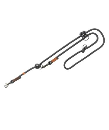 Trixie dog leash be nordic v -line s - m 2.00 m 8 mm in dark gray/brown - adjustable dog leash with Nordic charm - for small to medium -sized dogs - 17221 S -M dark gray/brown - Buy Online on GoSupps.com