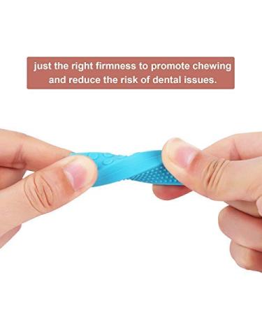 Kids Teething Silicone Chewing Necklace & Pencil Topper Set (4 Pieces) - Buy Online on GoSupps.com