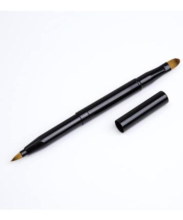 PrettyAimee Retractable Lip Brush Lip Liner Brushes Concealer Dual End Travel Retractable Lipstick Eyeshadow Foundation Makeup Brush Tool - Buy Online on GoSupps.com