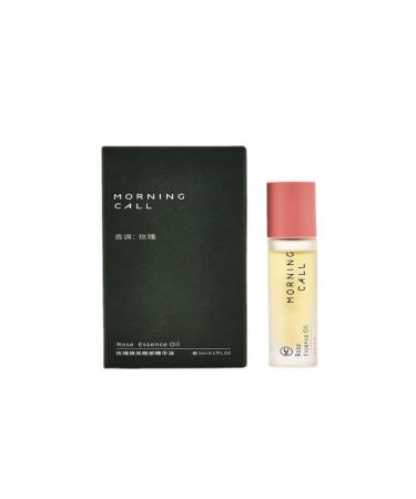 1 PC Morning Call Rose Eye Oil Rose Essence Eye Oil Serum Smoothing Fine Lines and Wrinkles 5ml
