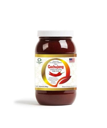 Q-Rapha Premium Korean Gochujang (Chili Paste), Gluten-free, Non-GMO, Unpasteurized Artisanal (19.9 oz) 1.24 Pound (Pack of 1)