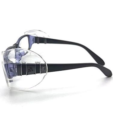 Nicfaky 8 Pairs Protective Glasses Side Protectors | Transparent Fit for Most Glasses (ML) | Enhance Safety & Comfort - Buy Online on GoSupps.com