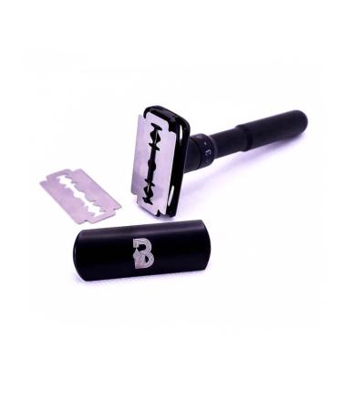 Best Beardcare safety razor closed comb adjustable blade gap double edge (incl. 5 razor blades)