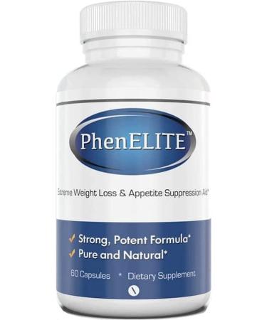 PhenELITE Fat Burner for Women - Weight Loss & Diet Pills for Reducing Belly Fat - Supplement Made of Raspberry Ketones & Premier Plant Extracts - Appetite Suppressant