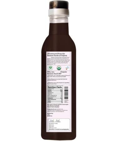 Red Carpet Organic Cold Pressed Sesame Oil (500ml) | Edible Gingelly Oil/Til Oil | Kolhu/Kacchi Ghani - Buy Online on GoSupps.com
