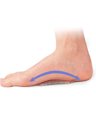 FRCOLOR 20 Pairs Striped Arch Pads | Cushioning Support Insoles for Men & Women | Nonslip Gel Foot Arch Cushions for High Heels & Everyday Comfort - Buy Online on GoSupps.com