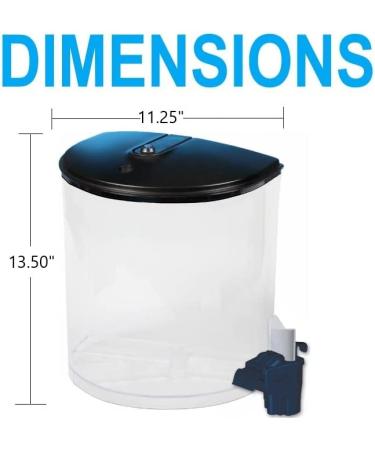 AquaView 3.5-Gallon Aquarium Starter Kit with Power Filter & LED Lighting - Ideal for Various Fish - 7 Color Selections - Buy Online on GoSupps.com