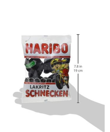 Buy Haribo Licorice Snails - 16 Pack (200g each) | International Shipping Available - Buy Online on GoSupps.com