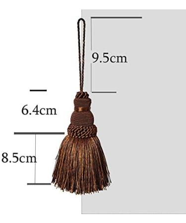 Fenghuangwu Colorful Tassel Key Tassel DIY Accessories for Curtain and Home Decoration- Mix Blue (2PCS) - Buy Online on GoSupps.com