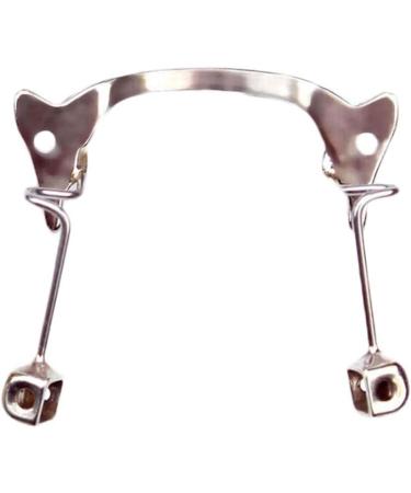 Begisa glasses pads vintage oxenhorn glasses-nose walking metal glasses frame nose pad-arm-replacement glasses repair set silver