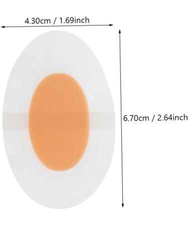 FRCOLOR 100 Pcs Heel Wear Stickers | Comfortable Shoe Heel Cushions & Moleskin Pads for Women | High Heel Grip & Protection - Buy Online on GoSupps.com