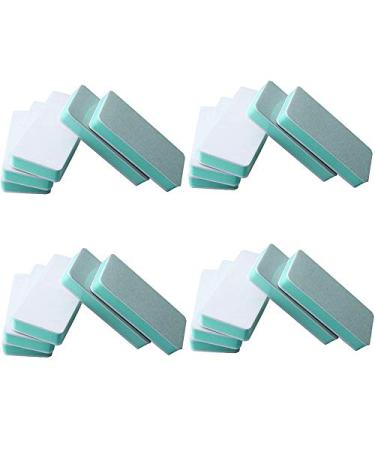 Brensty 20 Pieces Series 2 Ways Nail Art File Buffer Buffer Buffer Block Smooth Manicure Tips Tools