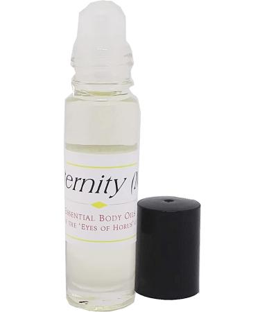 Eternity - Type For Men Scented Body Oil Fragrance Roll-On - Light Gold - 1/3 oz. - ID#22802 0.33 Fl Oz (Pack of 1)