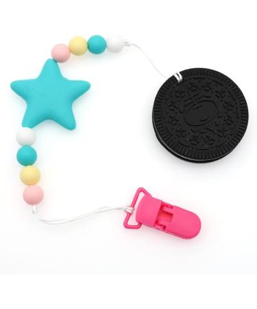 50 Pack Colorful Plastic Baby Pacifier Clips - Durable Hossendrap Dummy Holders for Bibs & DIY - Perfect for Baby Showers & Newborns - Buy Online on GoSupps.com