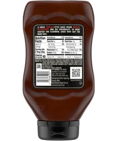 Heinz 100% Natural Texas Style Bold & Spicy BBQ Sauce 552g Bottle - Buy Online on GoSupps.com