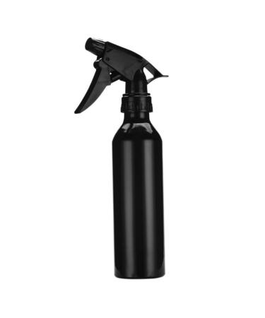 Empty Spray Bottle Portable Aluminium Alloy Barber Hair Water Sprayer 250ml Black Beauty Tools