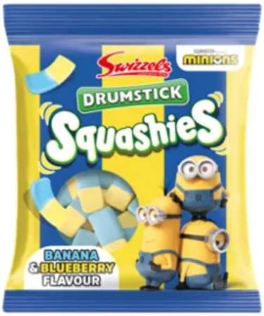 Swizzel s Squashies Drumsticks Original Squashies Drumstick Bubblegum Squashies Drumstick Banana & Blueberry Flavour. - Buy Online on GoSupps.com