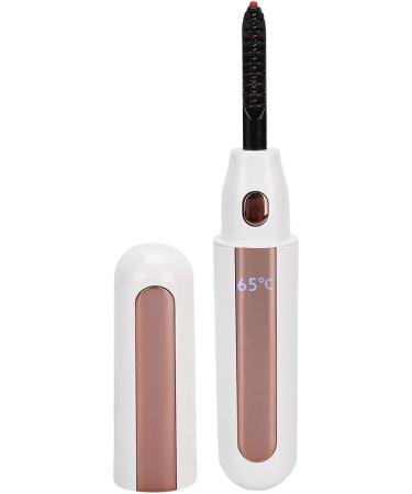 Qukaim Eyelash Curling Tool Electric Eyelash Curler Fast Heating Natural Curling Tool Long Lasting White - Buy Online on GoSupps.com