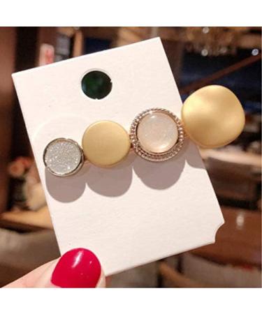 3pcs Fashion Women Girls Bling Headwear Crystal Rhinestone Hair Clip Barrette Hairpin Butterfly hairpin Sparkly Round Styling Tools Hair Accessories (3pcs Round) - Buy Online on GoSupps.com