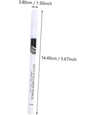 PLAFOPE 48 Pcs Eyeliner Pencil Highlighter Eyeliner Pens Woman Iluminador Makeup Eyeshadow Wooden Pole White - Buy Online on GoSupps.com