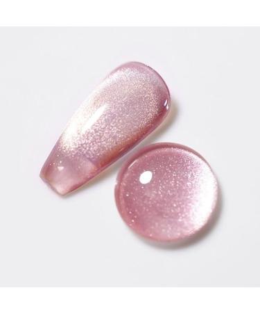 DIY UV Nail Gel Reflective Nail Varnish Gel Nail Polish Manicure Nail Phototherapy Gel Crystal Cat Eye Gel - (Color: 1)