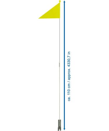 P4B Safety Flag for Children's Bicycles | 110 cm Security Flag | Durable and Visible Bicycle Safety Accessory - Buy Online on GoSupps.com