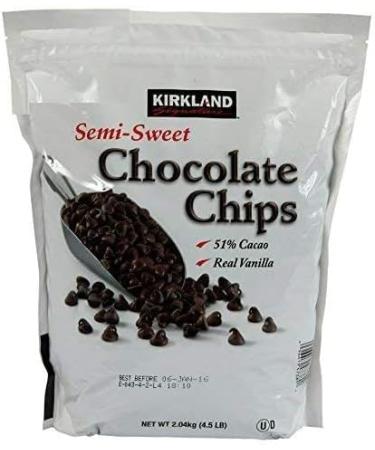 Kirkland Signature Semi-Sweet Chocolate Chips 2.04kg | Ideal for Baking | Semi Sweet | Essential Products - Buy Online on GoSupps.com