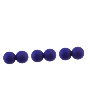Ultechnovo 3st Locken winder made of foam for the hair peanut massage foot rolling rolling lacrosse acupressure double massage peanut ball roll silicone roller muscle yoga fascia ball fitness